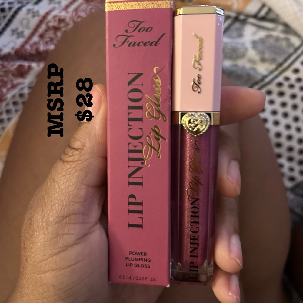 Too Faced Lip Injection Gloss - Deep Berry